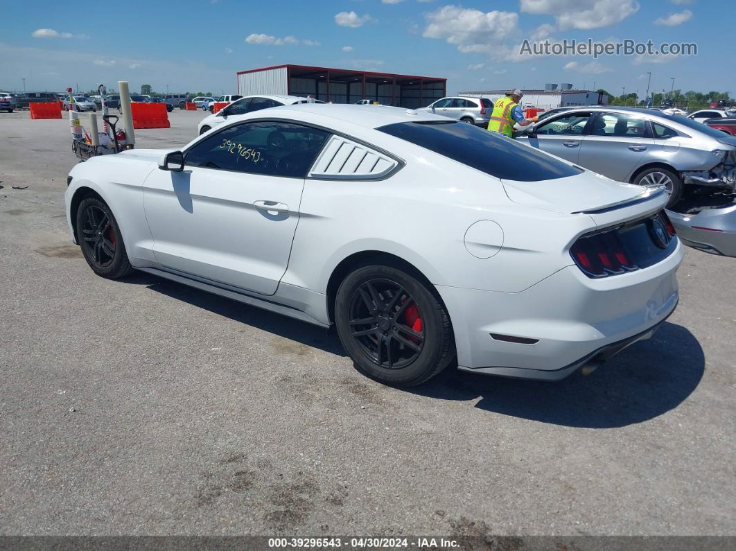 2015 Ford Mustang Ecoboost White vin: 1FA6P8TH2F5322615