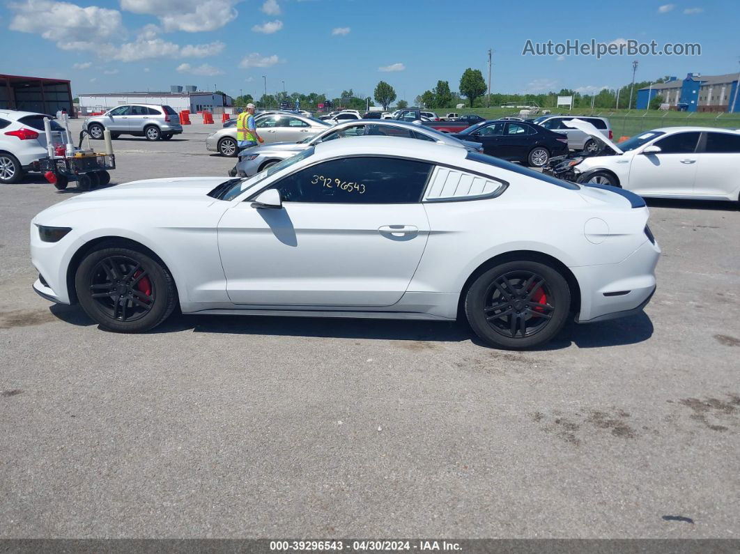 2015 Ford Mustang Ecoboost White vin: 1FA6P8TH2F5322615