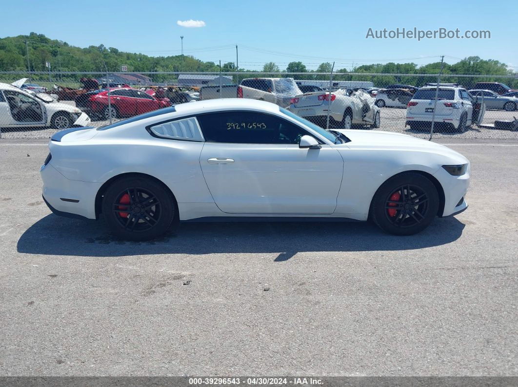 2015 Ford Mustang Ecoboost White vin: 1FA6P8TH2F5322615