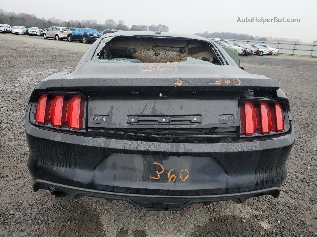 2015 Ford Mustang  Black vin: 1FA6P8TH2F5325126