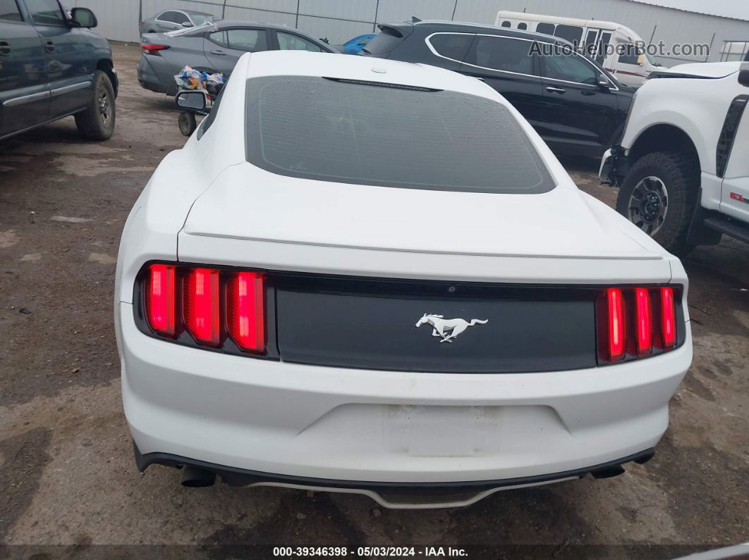 2015 Ford Mustang Ecoboost White vin: 1FA6P8TH2F5375332