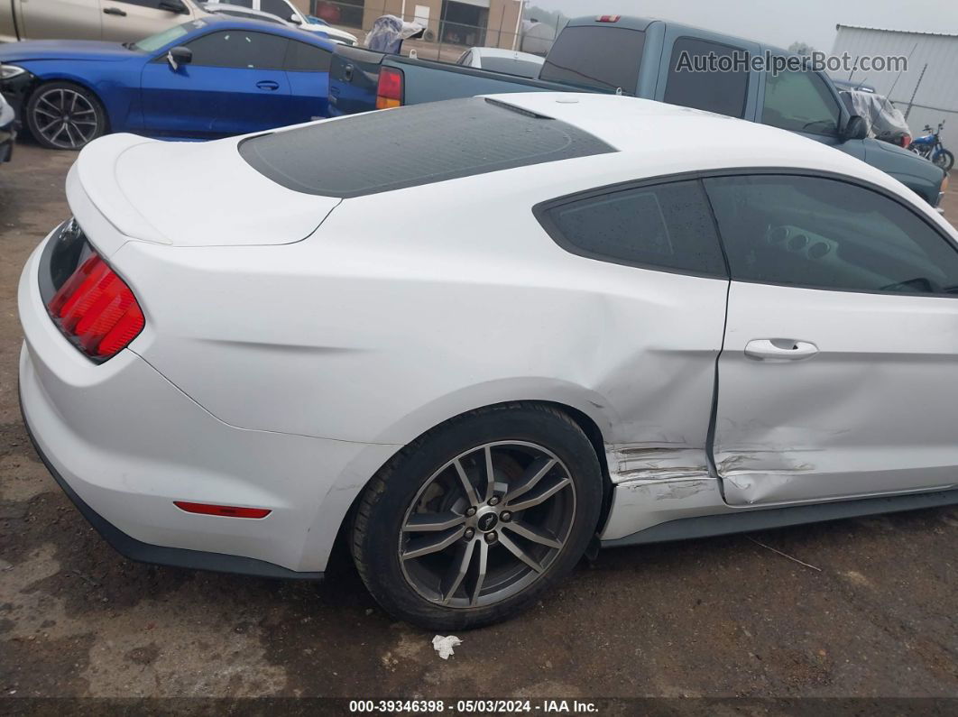 2015 Ford Mustang Ecoboost White vin: 1FA6P8TH2F5375332