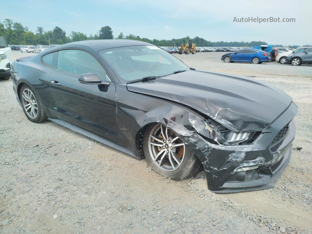 2015 Ford Mustang  Черный vin: 1FA6P8TH2F5377842