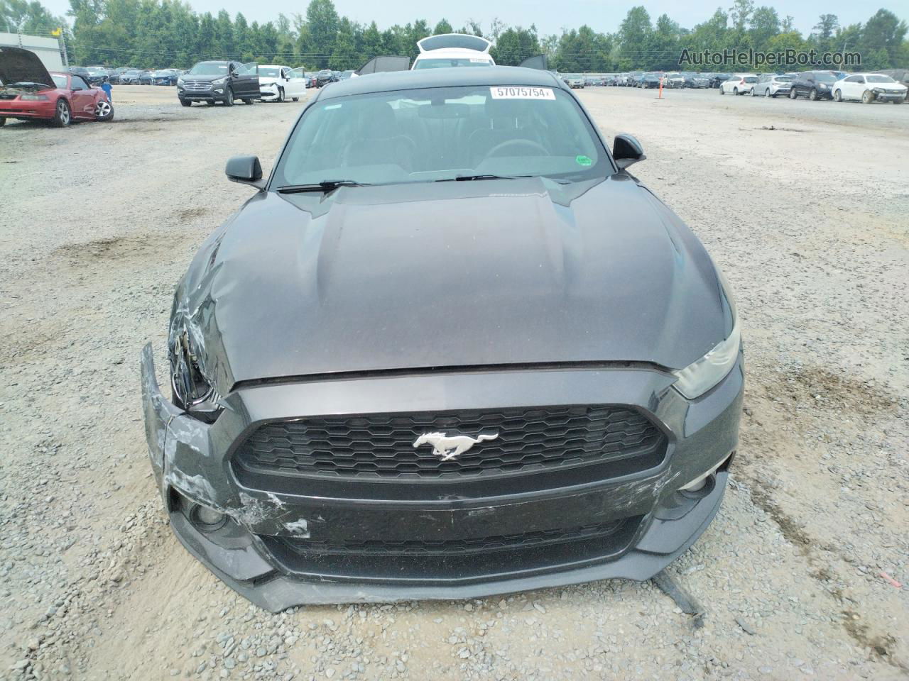 2015 Ford Mustang  Черный vin: 1FA6P8TH2F5377842