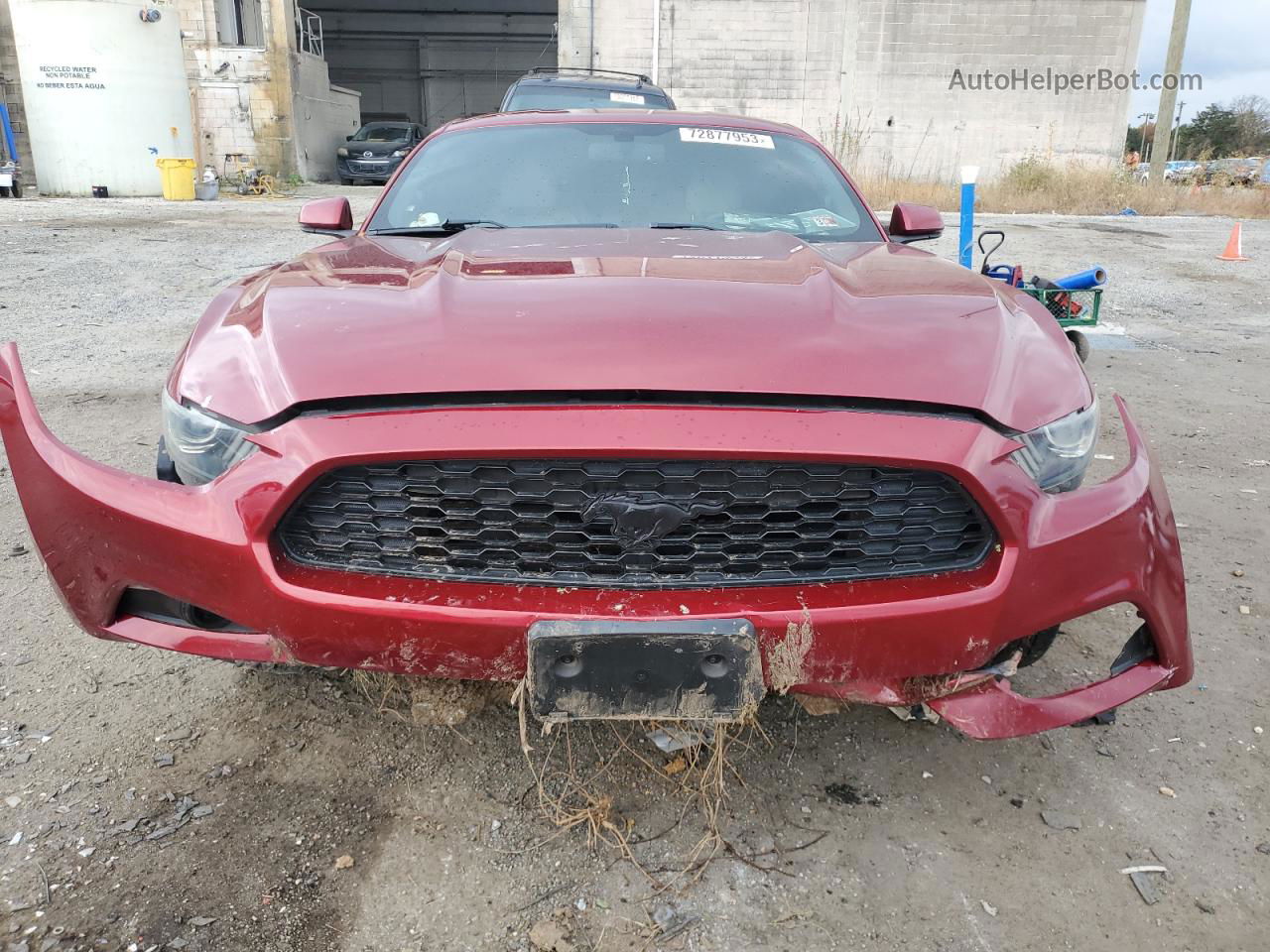 2015 Ford Mustang  Red vin: 1FA6P8TH2F5378019