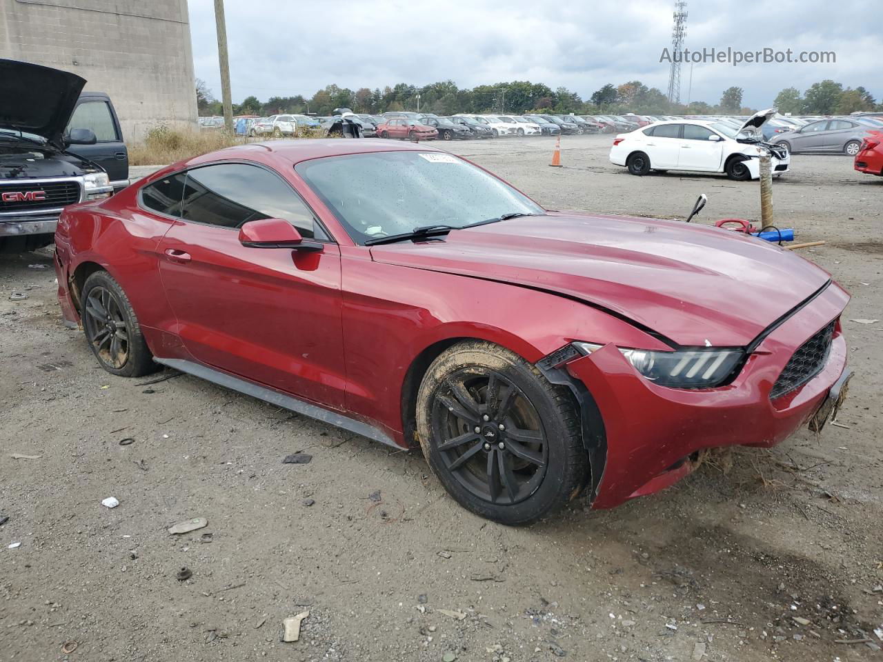 2015 Ford Mustang  Red vin: 1FA6P8TH2F5378019