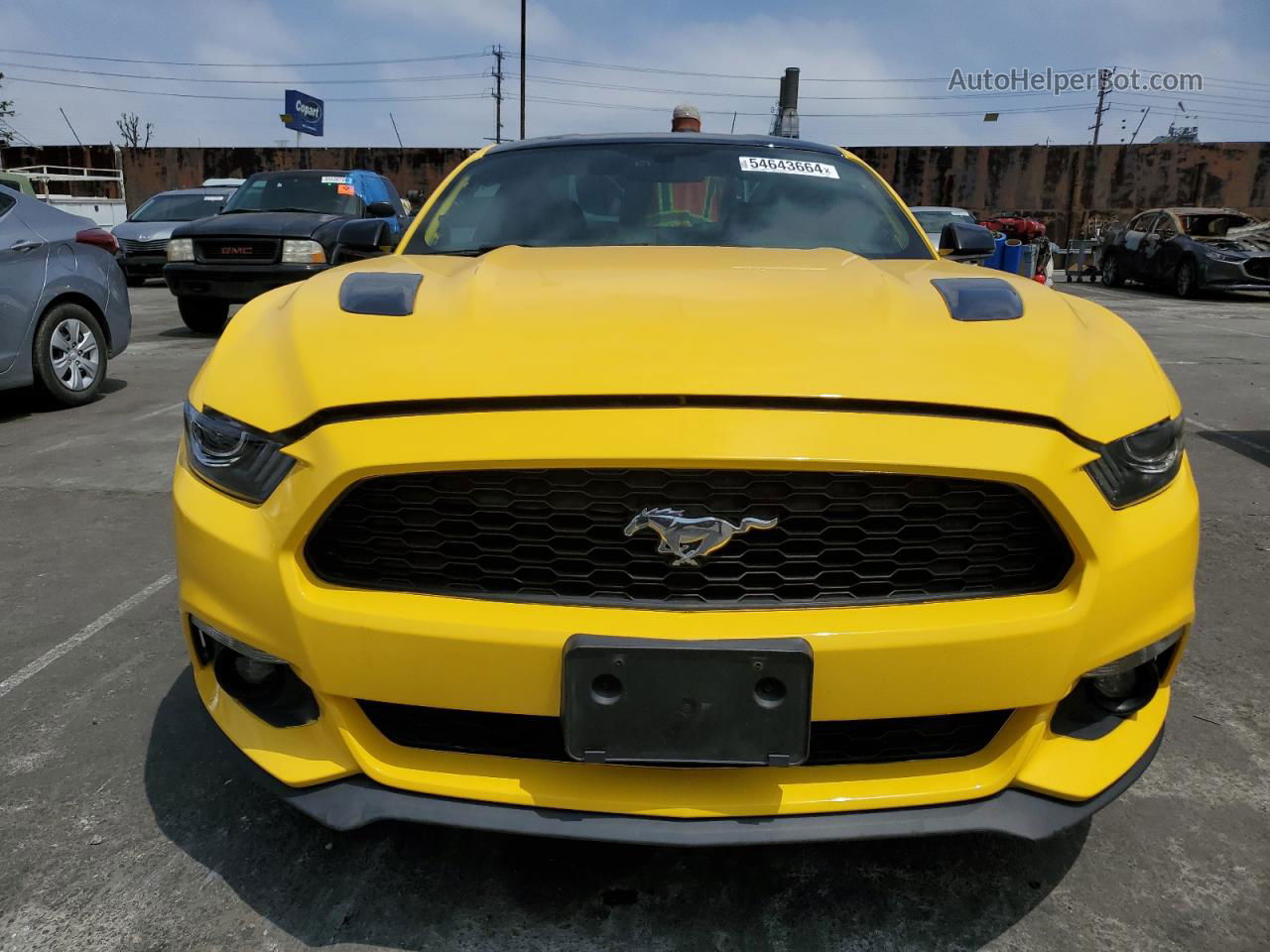 2015 Ford Mustang  Yellow vin: 1FA6P8TH2F5400049