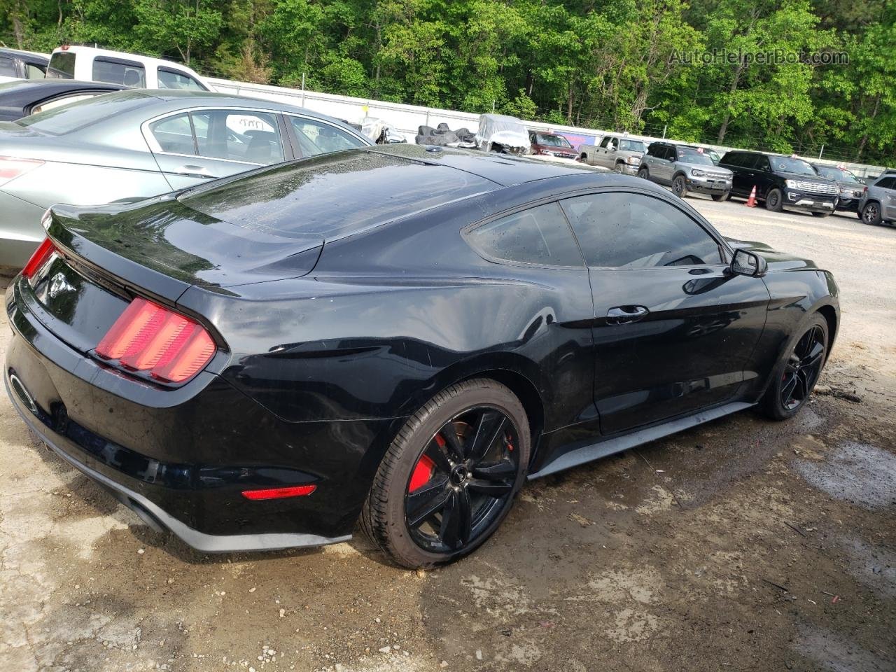 2015 Ford Mustang  Black vin: 1FA6P8TH2F5417756