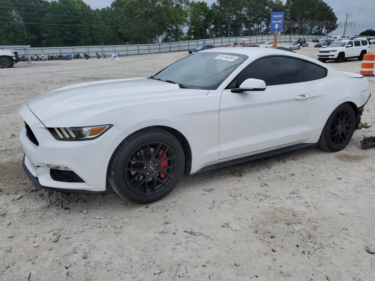 2016 Ford Mustang  White vin: 1FA6P8TH2G5210284