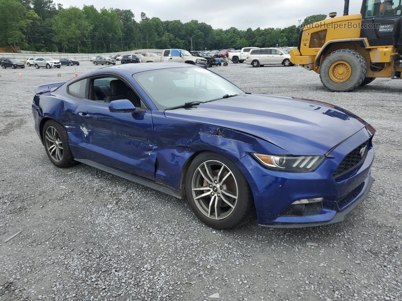 2016 Ford Mustang  Blue vin: 1FA6P8TH2G5228221