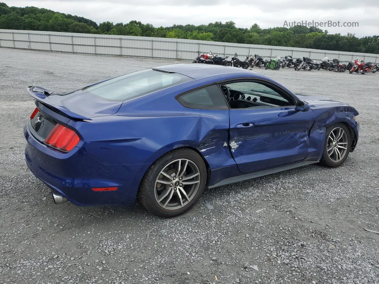 2016 Ford Mustang  Blue vin: 1FA6P8TH2G5228221