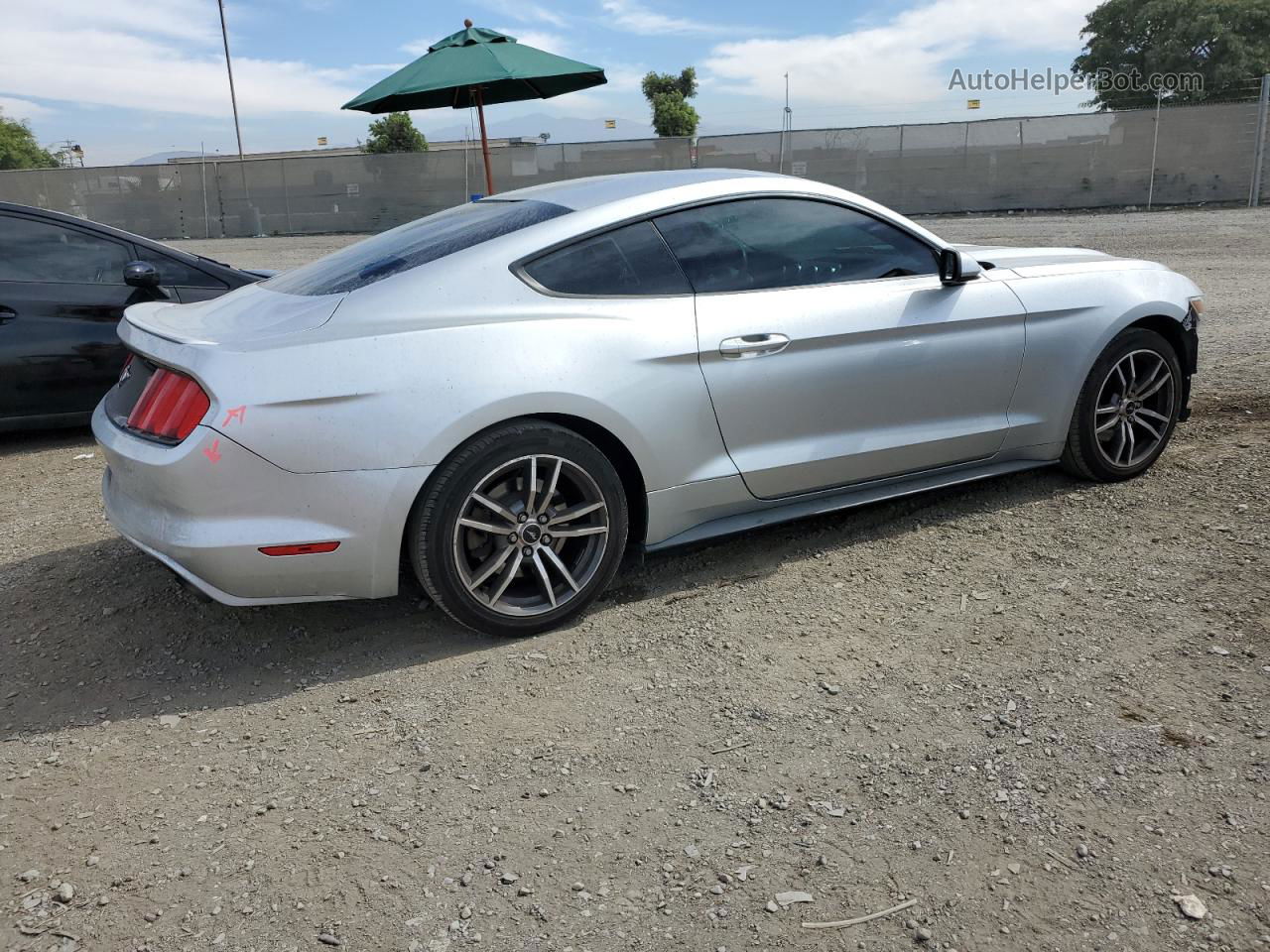 2016 Ford Mustang  Silver vin: 1FA6P8TH2G5230714