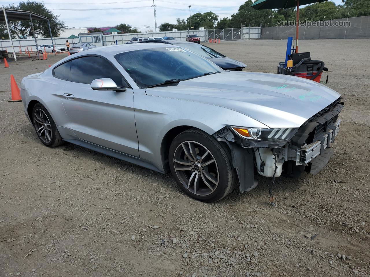 2016 Ford Mustang  Silver vin: 1FA6P8TH2G5230714