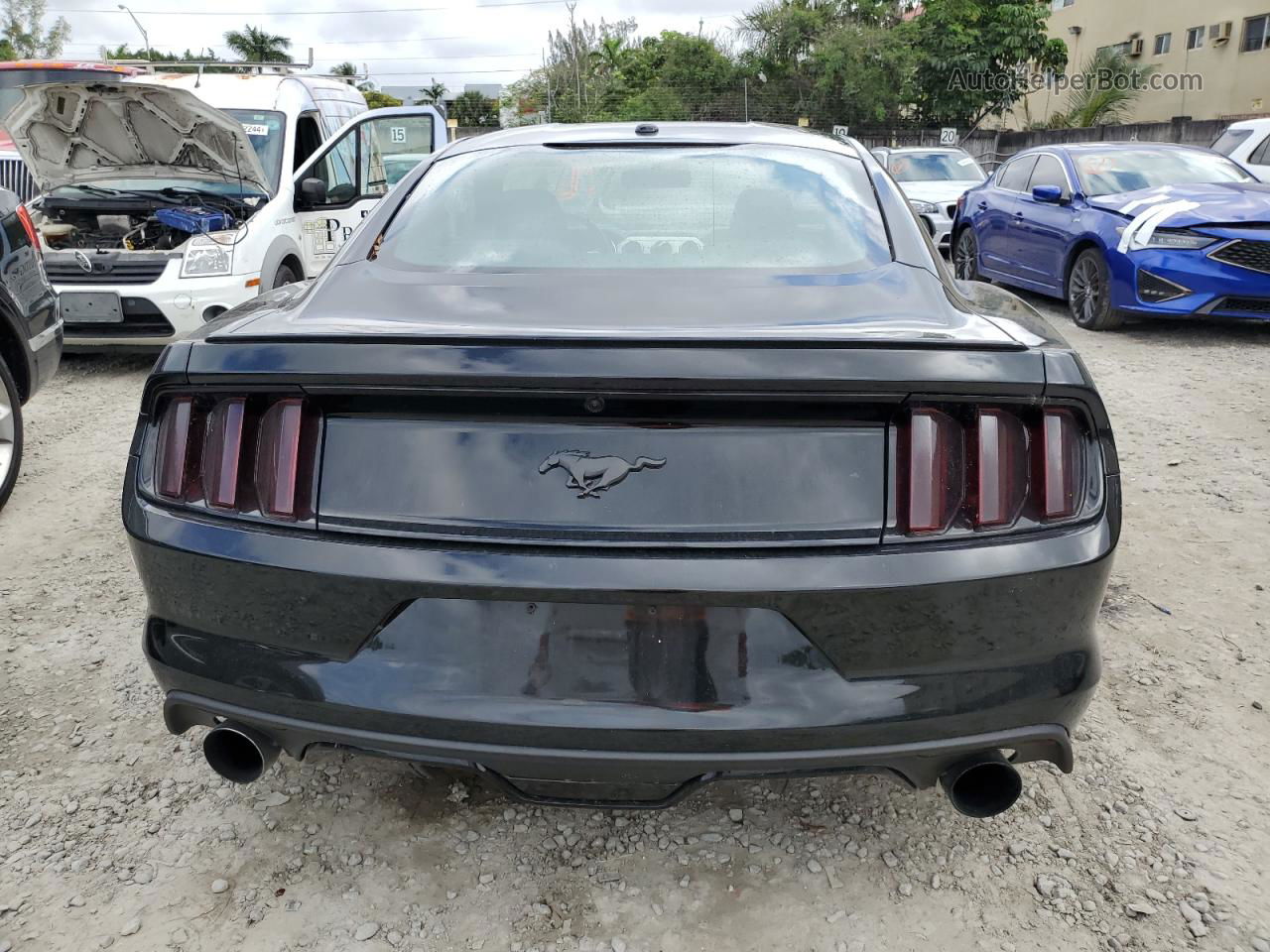 2016 Ford Mustang  Черный vin: 1FA6P8TH2G5232110