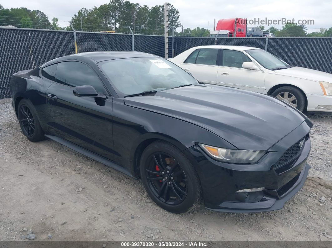 2016 Ford Mustang Ecoboost Black vin: 1FA6P8TH2G5289181