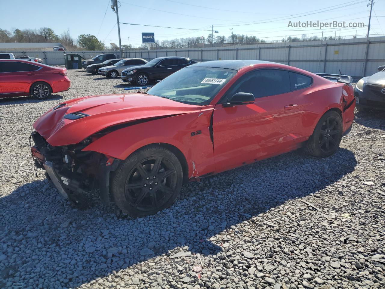 2020 Ford Mustang  Red vin: 1FA6P8TH2L5103388