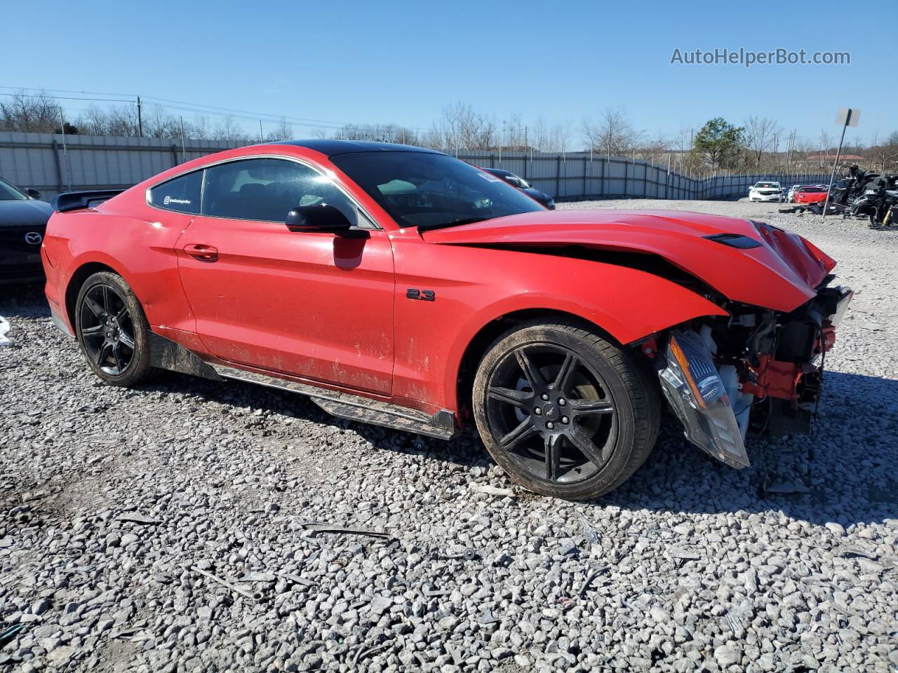 2020 Ford Mustang  Red vin: 1FA6P8TH2L5103388