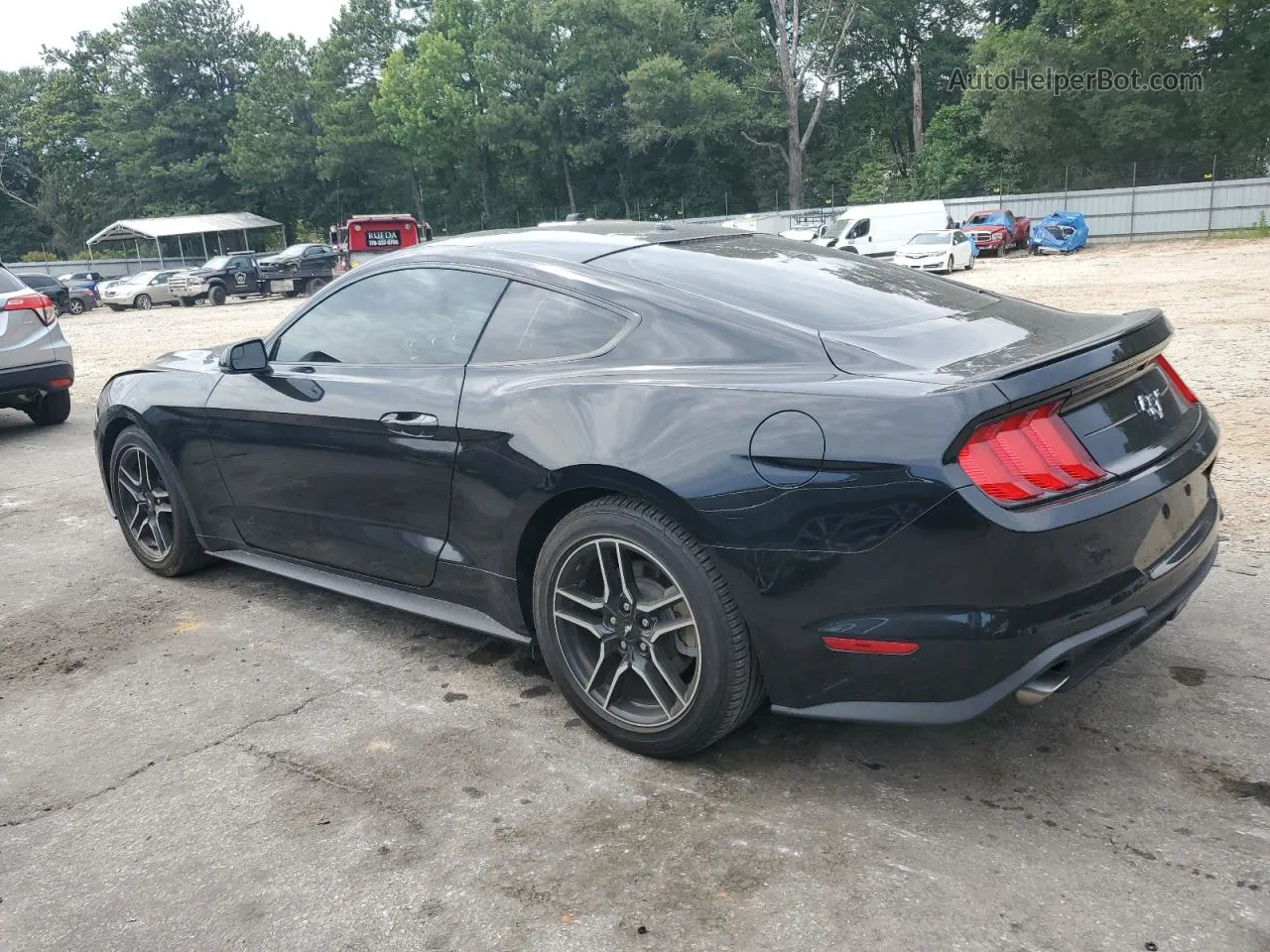 2020 Ford Mustang  Black vin: 1FA6P8TH2L5124161