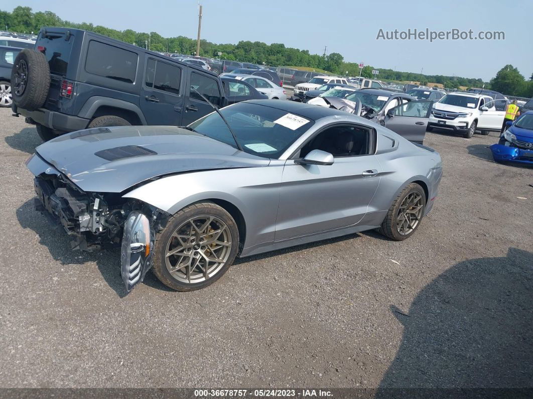 2020 Ford Mustang Ecoboost  Silver vin: 1FA6P8TH2L5127576