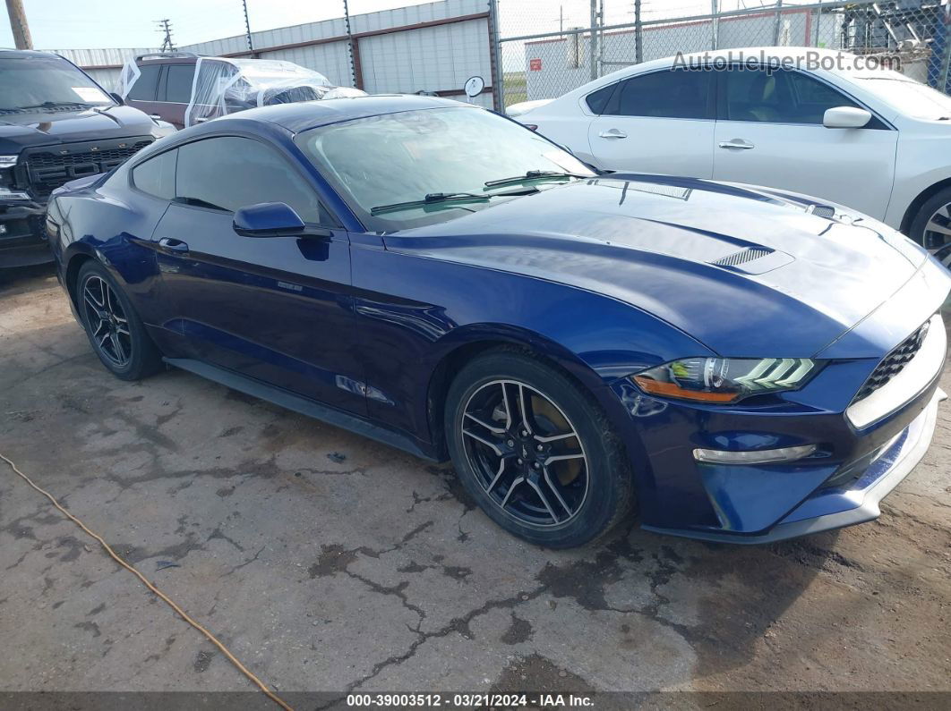 2020 Ford Mustang Ecoboost Fastback Синий vin: 1FA6P8TH2L5159752