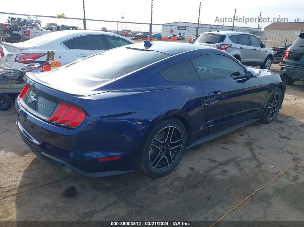 2020 Ford Mustang Ecoboost Fastback Синий vin: 1FA6P8TH2L5159752