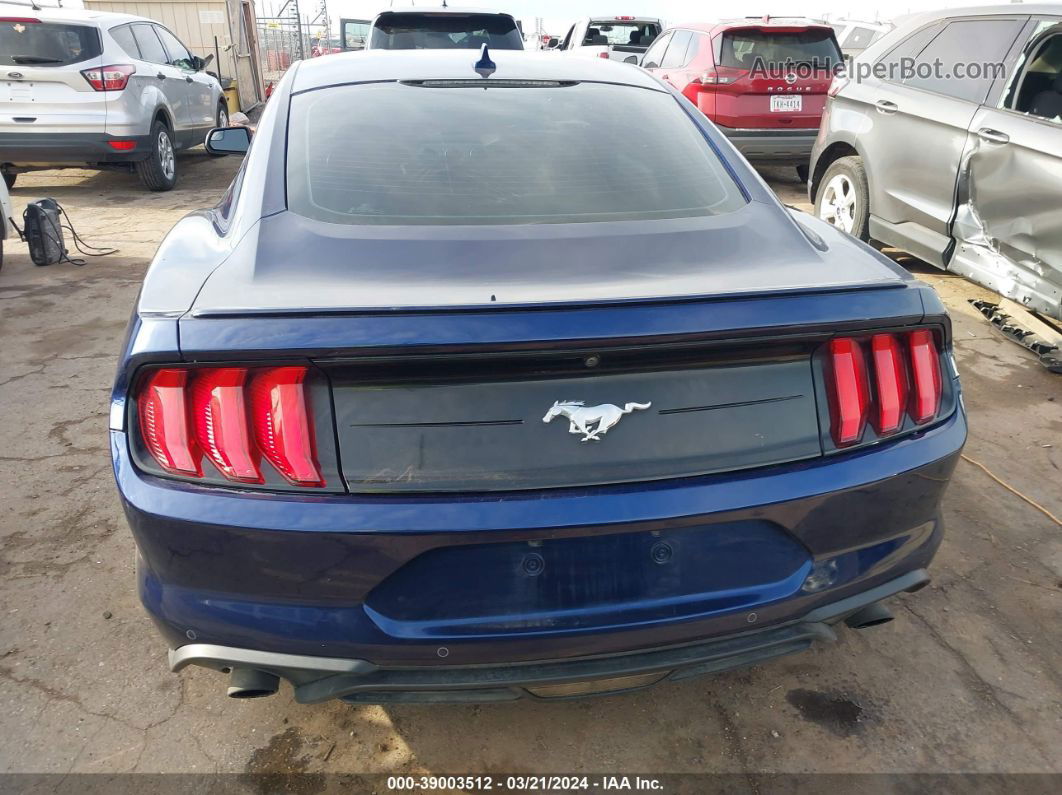 2020 Ford Mustang Ecoboost Fastback Blue vin: 1FA6P8TH2L5159752