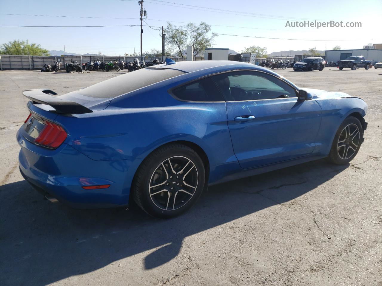 2020 Ford Mustang  Blue vin: 1FA6P8TH2L5169892