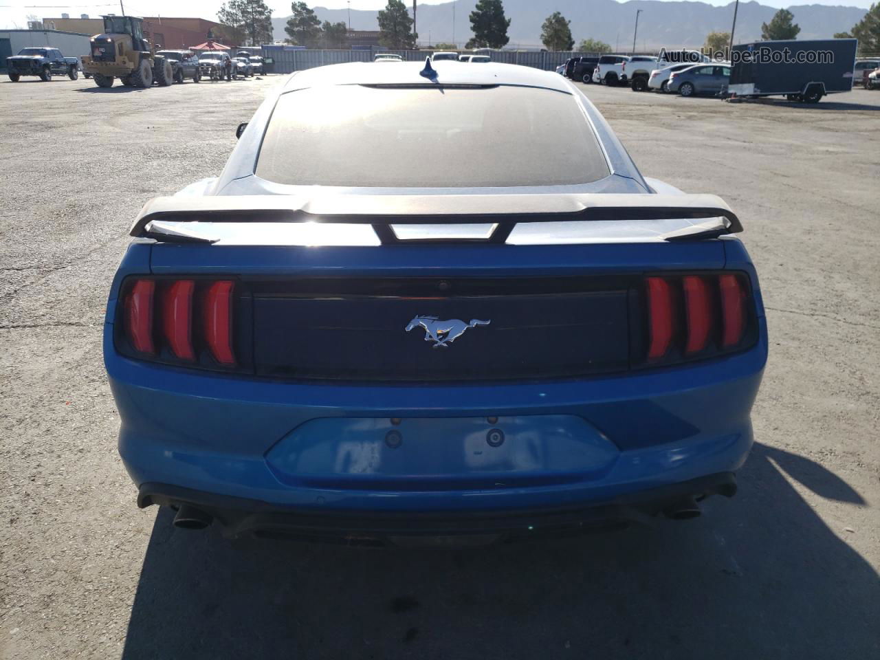 2020 Ford Mustang  Blue vin: 1FA6P8TH2L5169892