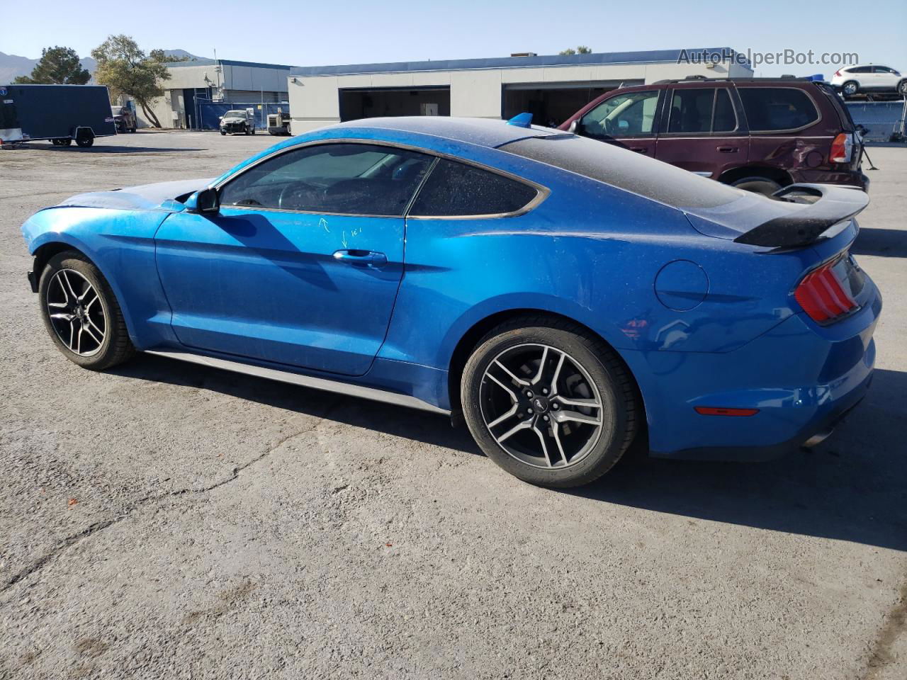 2020 Ford Mustang  Blue vin: 1FA6P8TH2L5169892