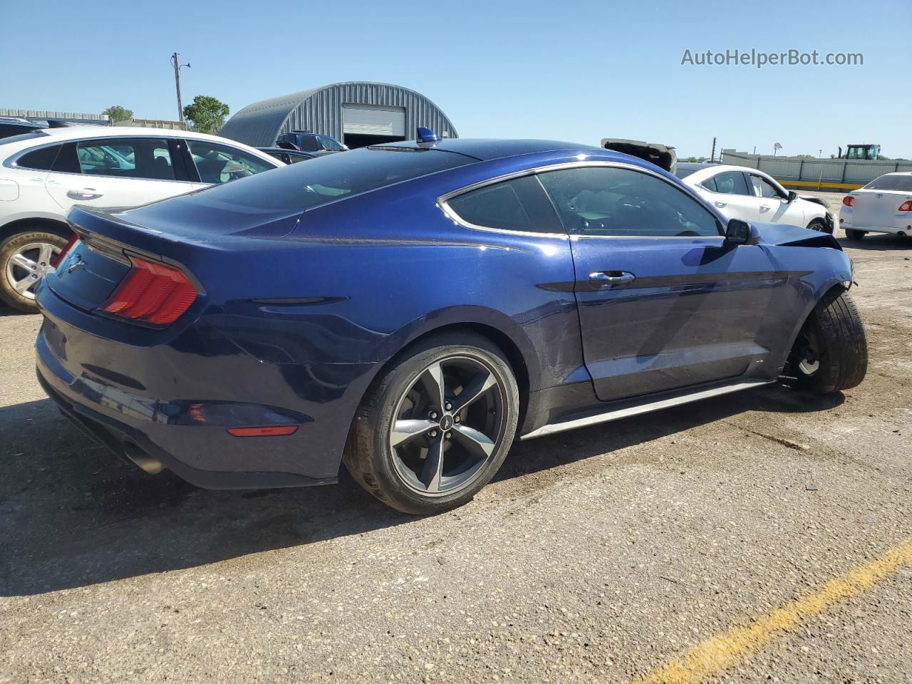 2020 Ford Mustang  Blue vin: 1FA6P8TH2L5170072