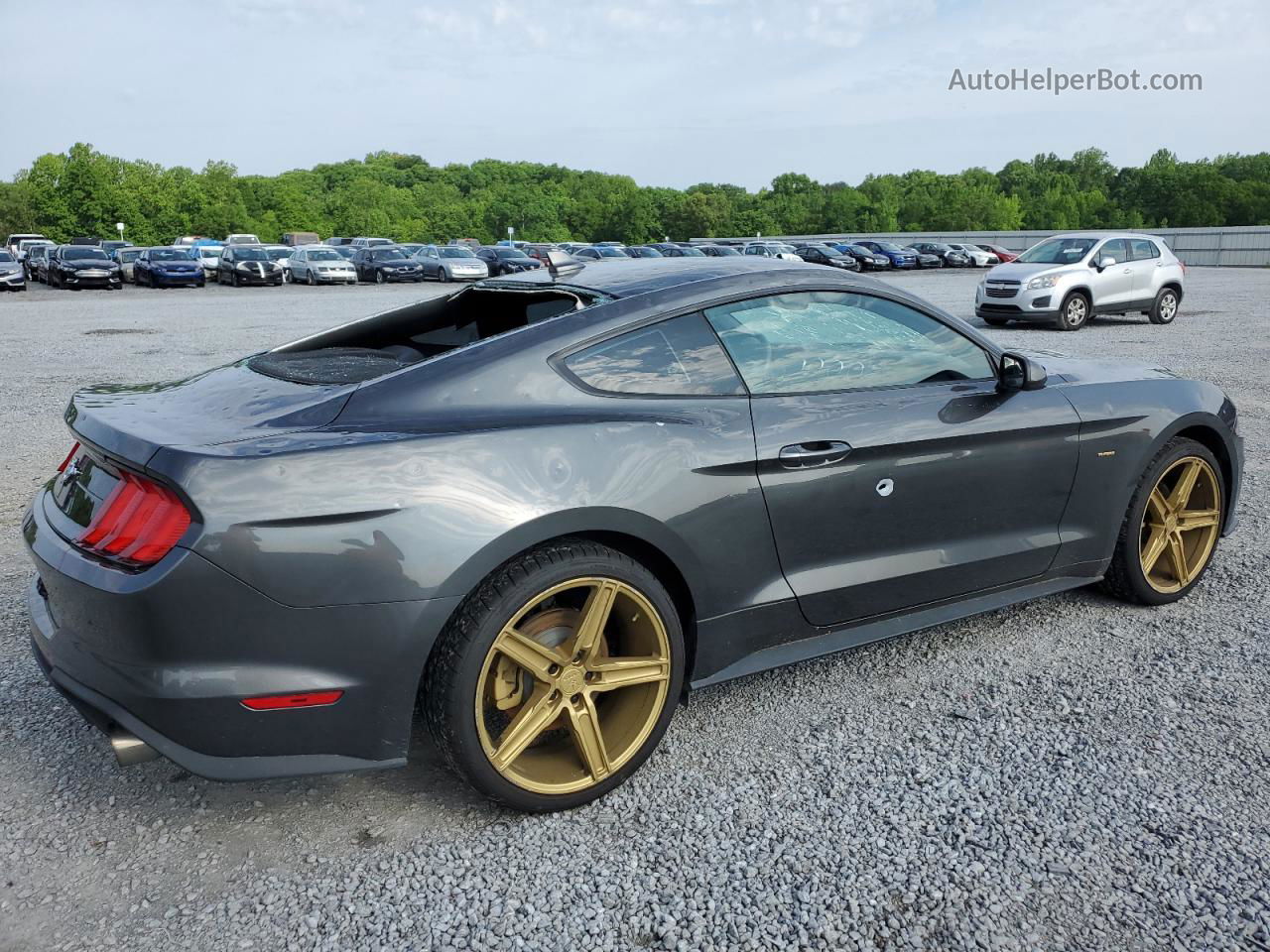 2020 Ford Mustang  Gray vin: 1FA6P8TH2L5191522