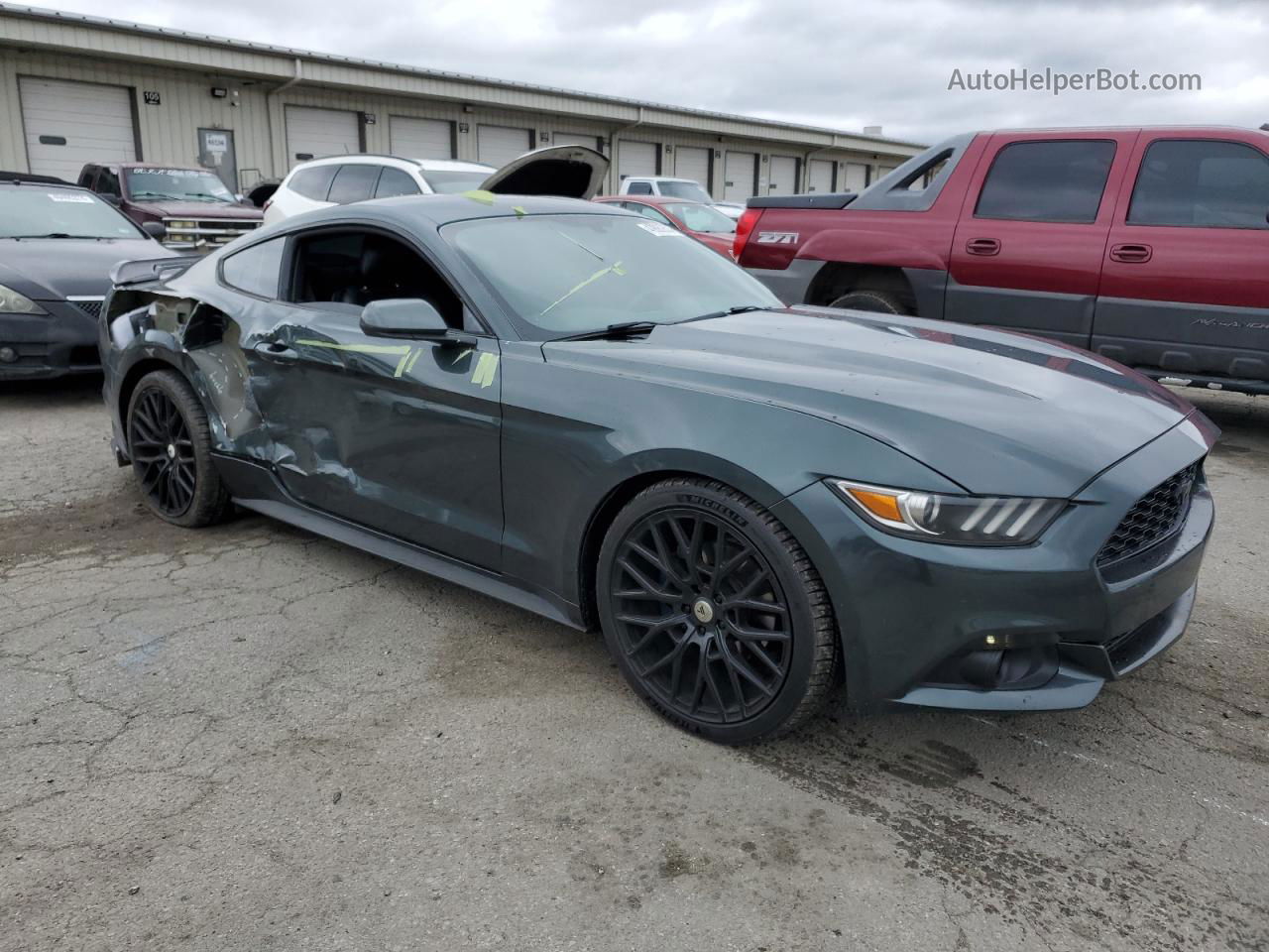 2015 Ford Mustang  Green vin: 1FA6P8TH3F5301532