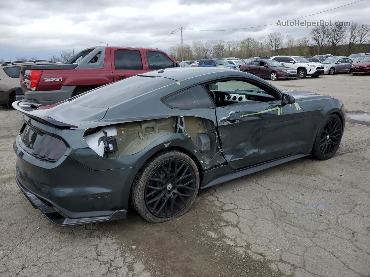 2015 Ford Mustang  Green vin: 1FA6P8TH3F5301532