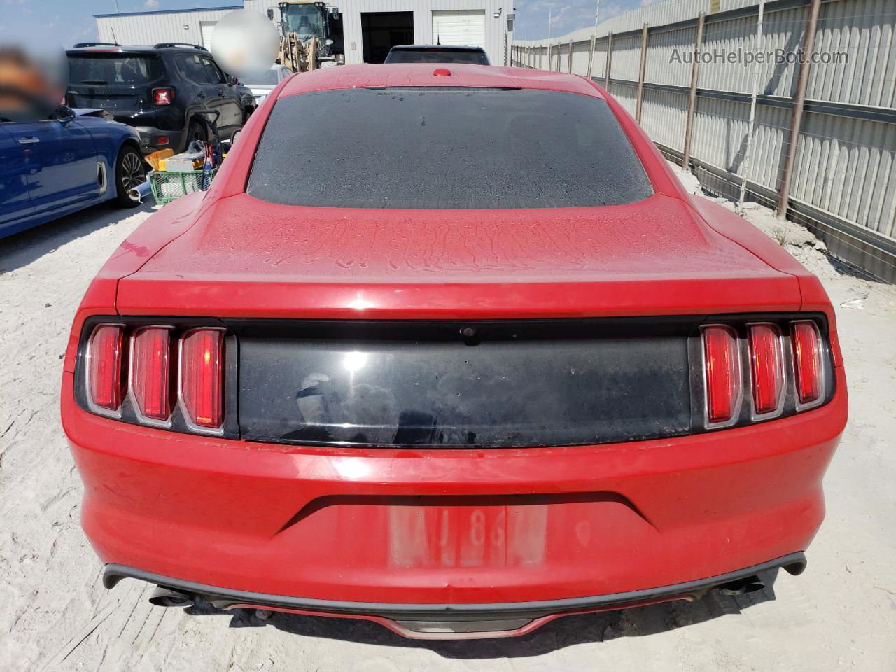 2015 Ford Mustang  Красный vin: 1FA6P8TH3F5306939