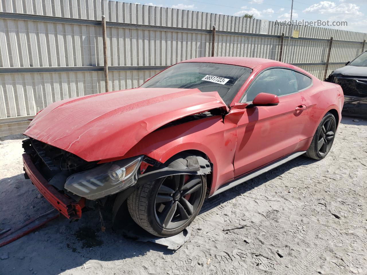 2015 Ford Mustang  Красный vin: 1FA6P8TH3F5306939