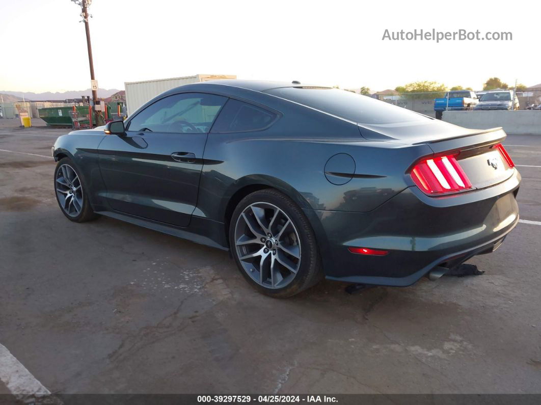 2015 Ford Mustang Ecoboost Gray vin: 1FA6P8TH3F5358989