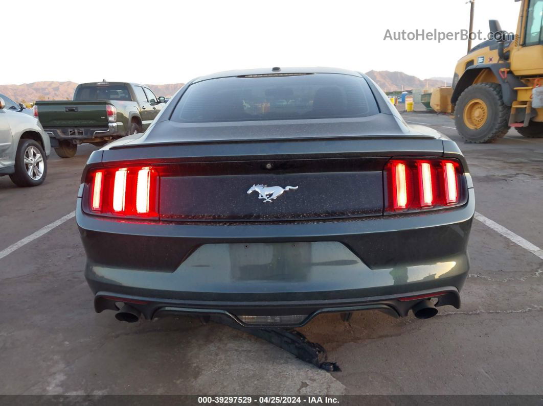 2015 Ford Mustang Ecoboost Gray vin: 1FA6P8TH3F5358989