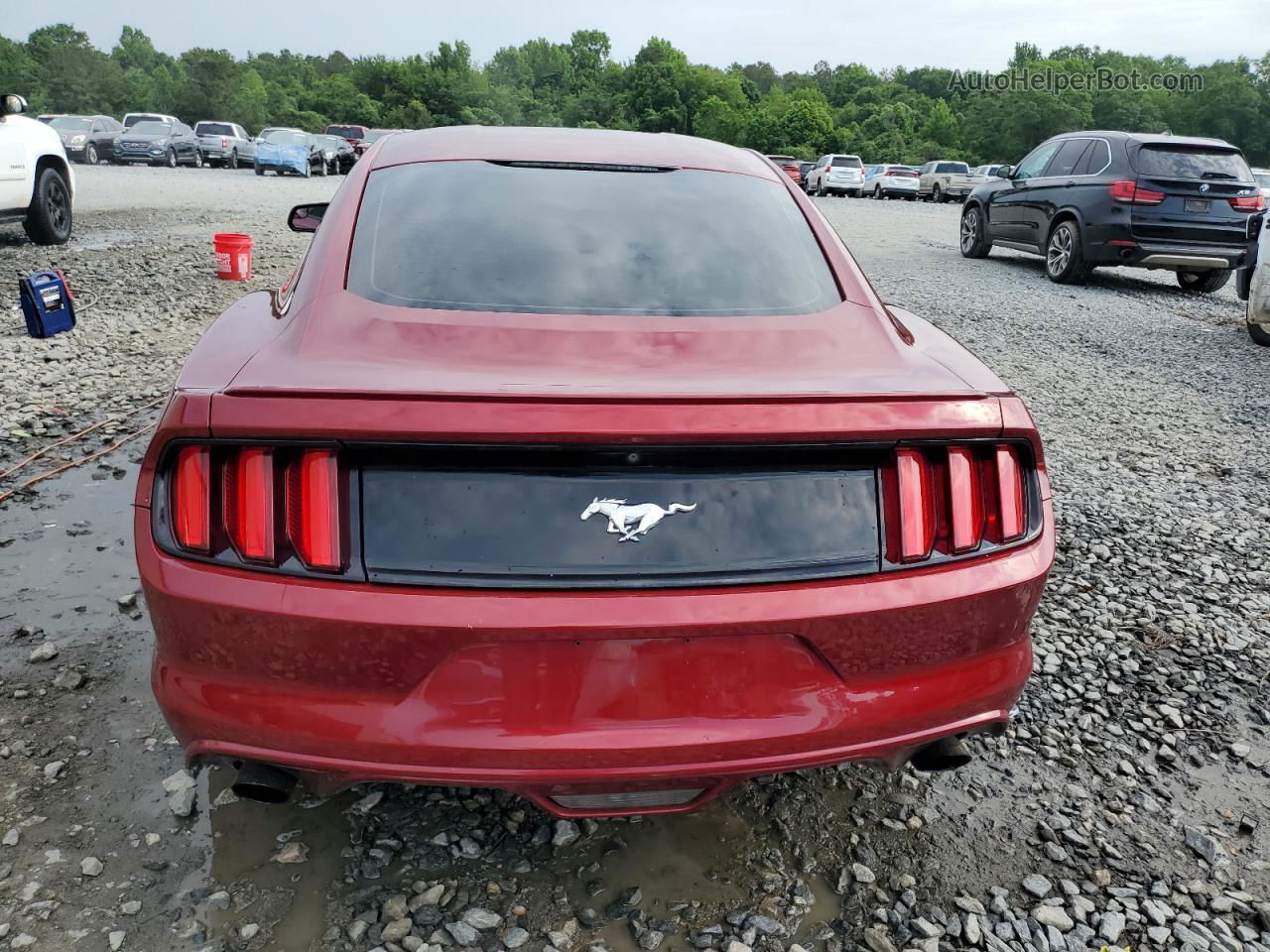 2015 Ford Mustang  Burgundy vin: 1FA6P8TH3F5374867