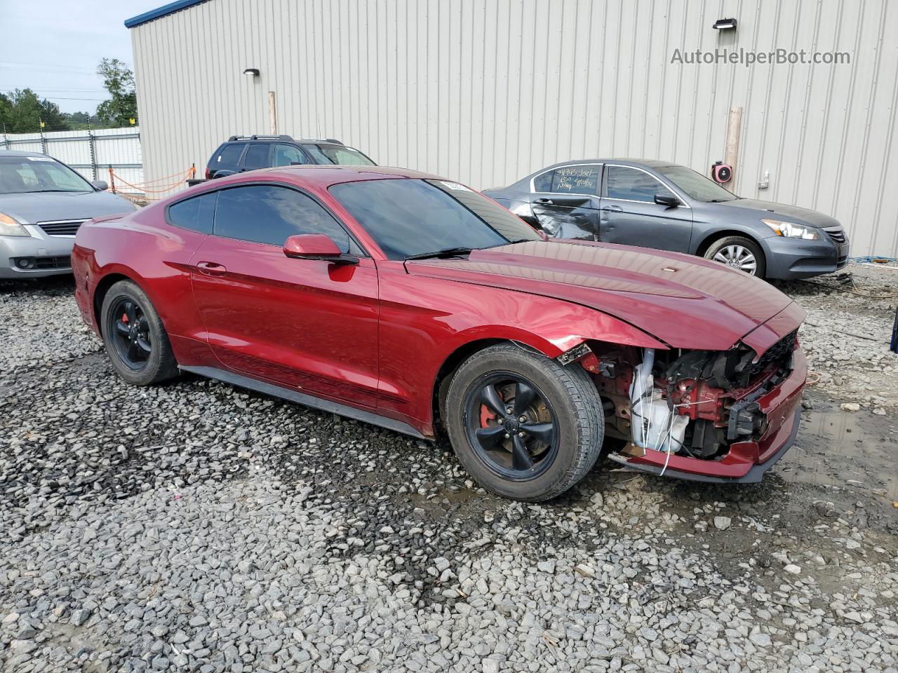 2015 Ford Mustang  Burgundy vin: 1FA6P8TH3F5374867