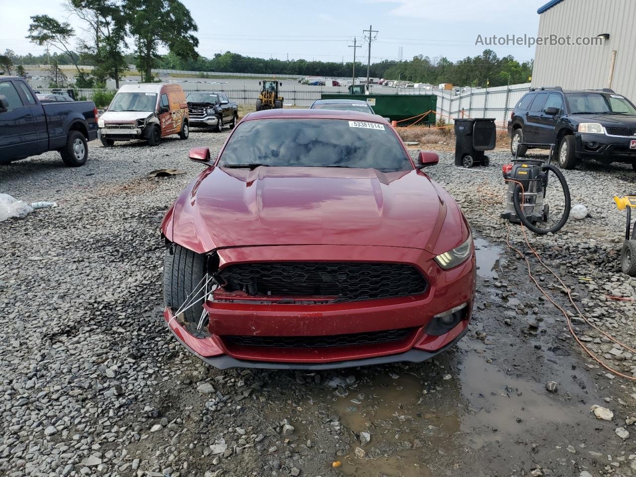 2015 Ford Mustang  Burgundy vin: 1FA6P8TH3F5374867
