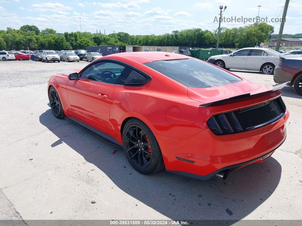 2015 Ford Mustang Ecoboost Orange vin: 1FA6P8TH3F5377817