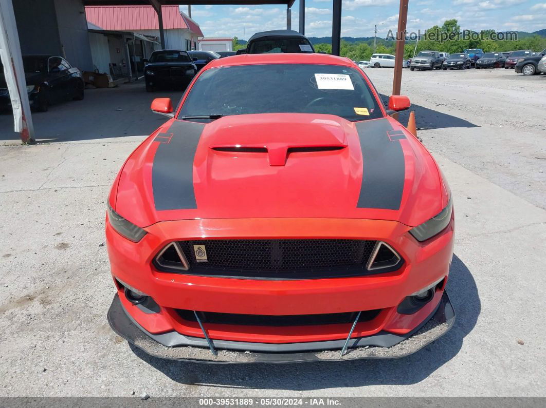 2015 Ford Mustang Ecoboost Orange vin: 1FA6P8TH3F5377817