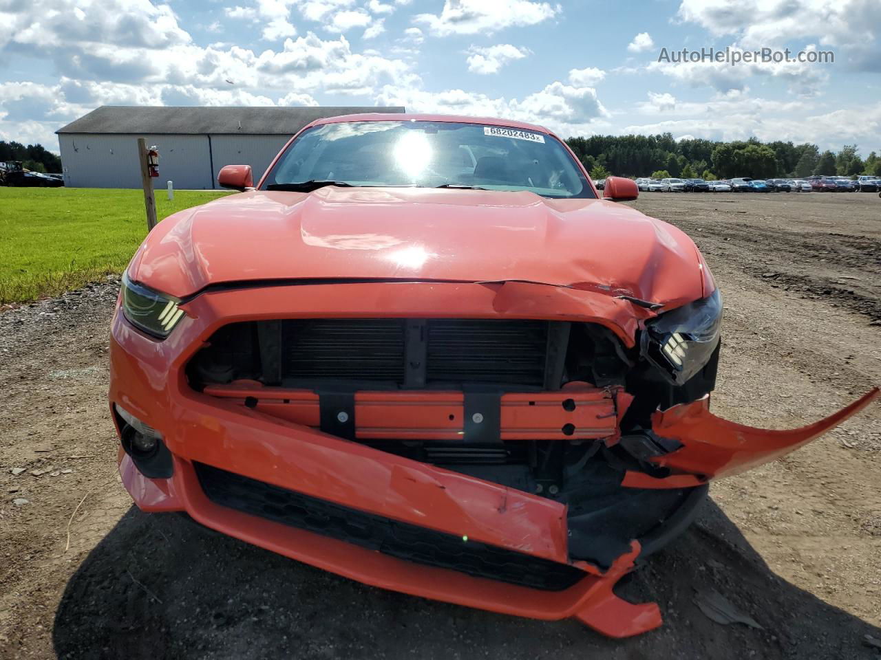 2016 Ford Mustang  Orange vin: 1FA6P8TH3G5200735