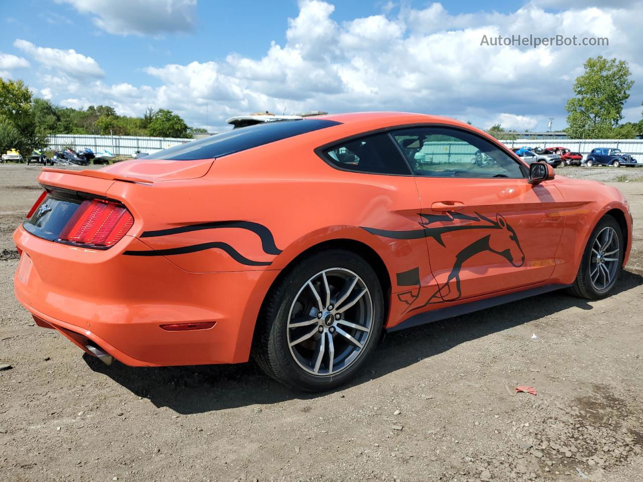 2016 Ford Mustang  Orange vin: 1FA6P8TH3G5200735