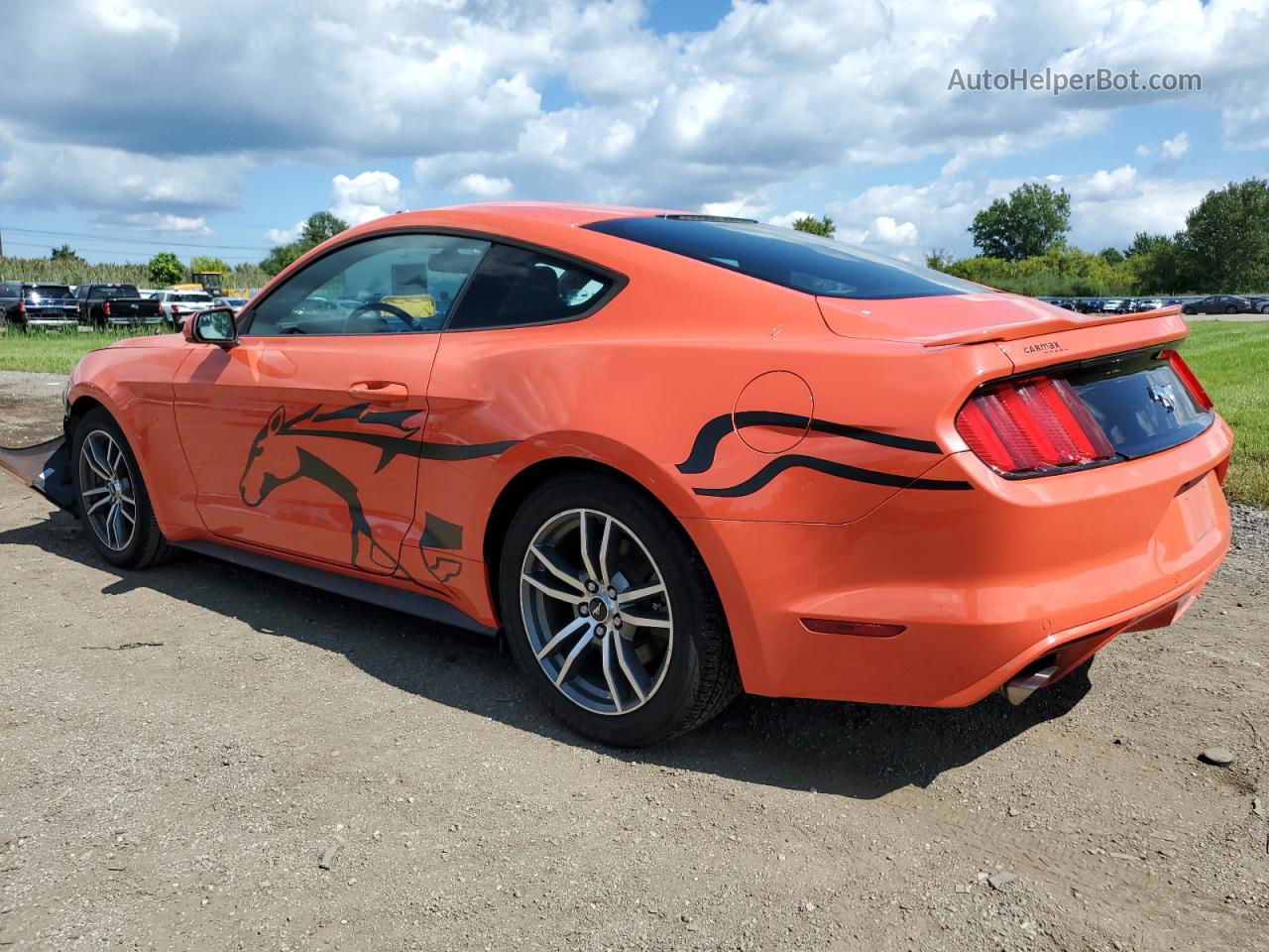 2016 Ford Mustang  Orange vin: 1FA6P8TH3G5200735