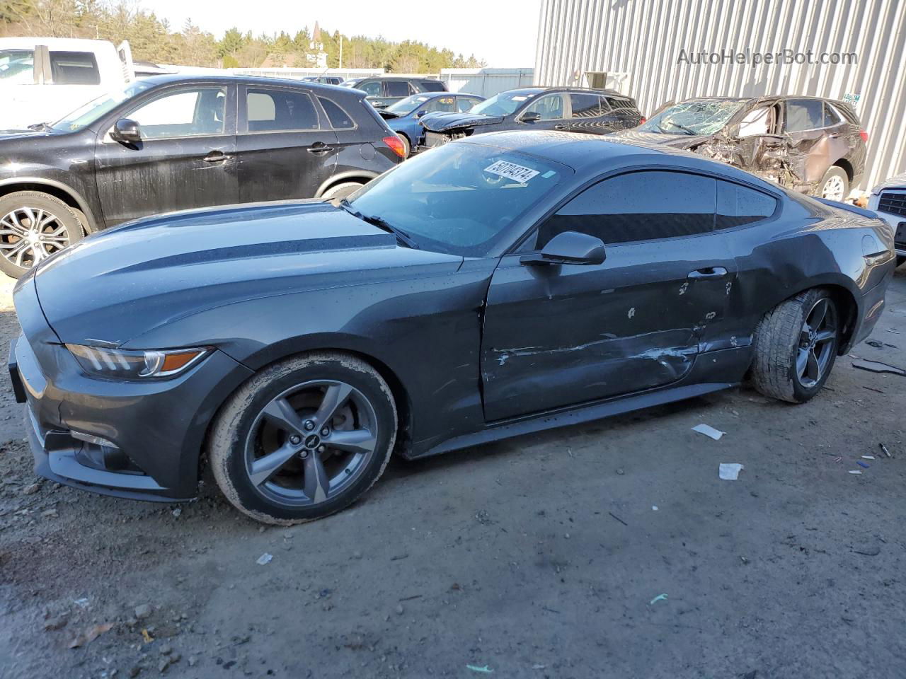 2016 Ford Mustang  Gray vin: 1FA6P8TH3G5230026