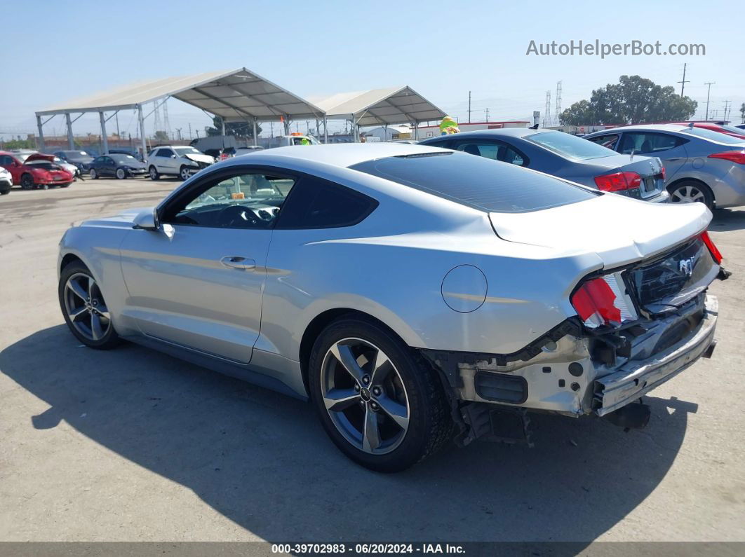 2016 Ford Mustang Ecoboost Серебряный vin: 1FA6P8TH3G5252995