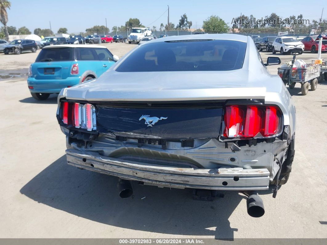 2016 Ford Mustang Ecoboost Серебряный vin: 1FA6P8TH3G5252995