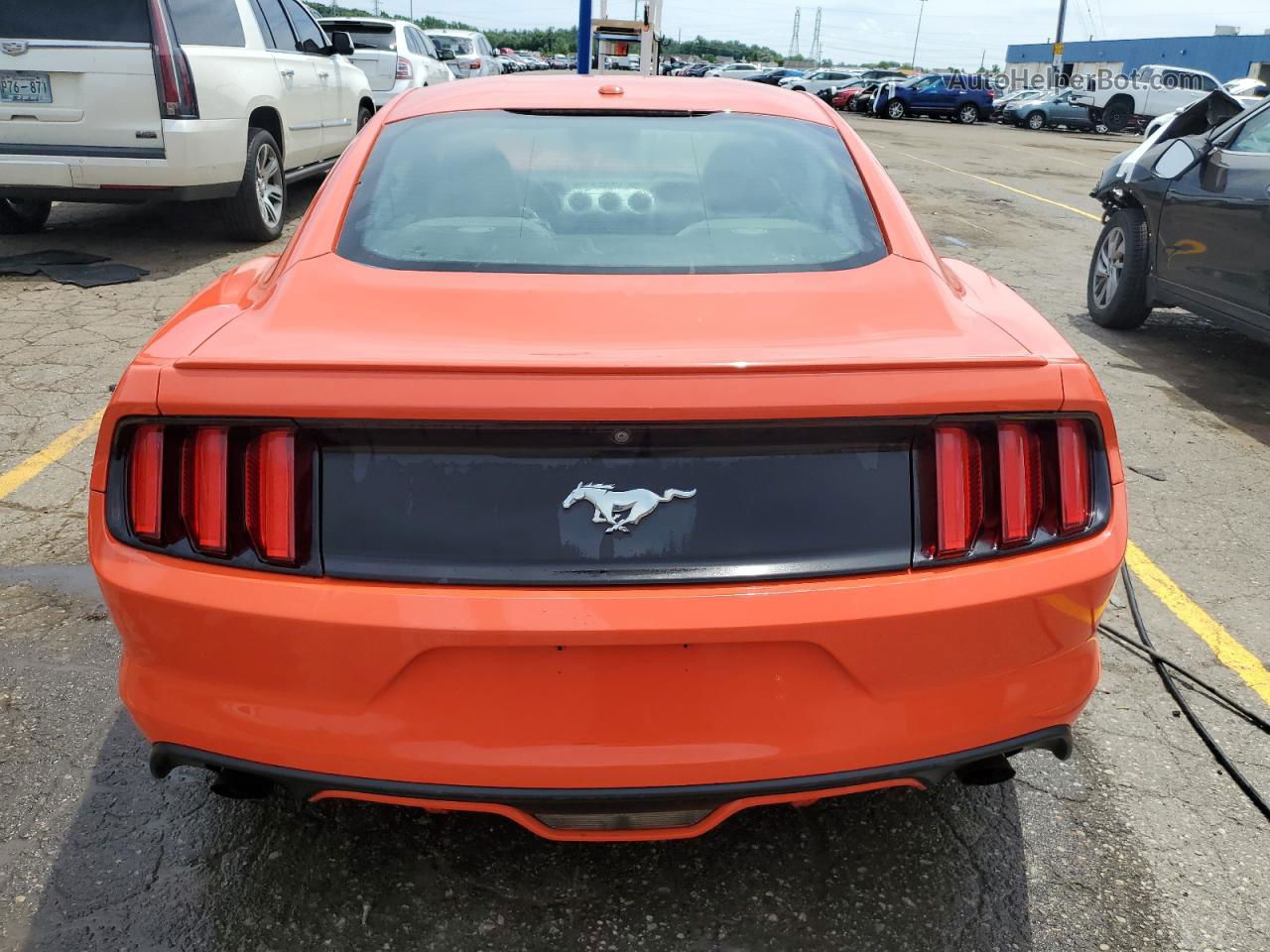 2016 Ford Mustang  Orange vin: 1FA6P8TH3G5329560