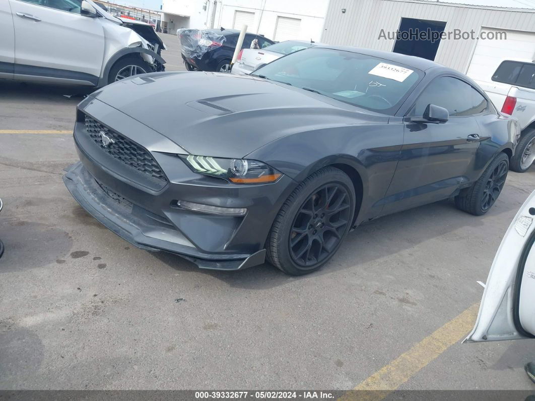 2020 Ford Mustang Ecoboost Fastback Gray vin: 1FA6P8TH3L5101021